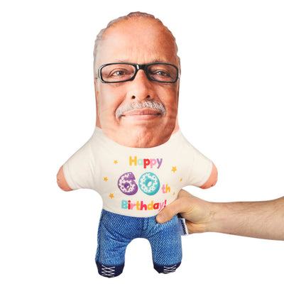 60th Birthday Face Pillow