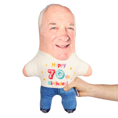 70th Birthday Face Pillow