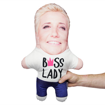 Boss Lady Face Pillow