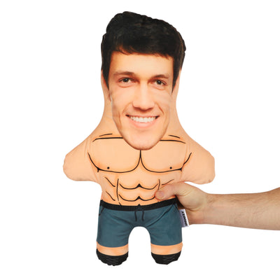 Personalised Gym Hunk Face Pillow