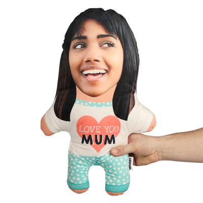 Love You Mum Face Pillow