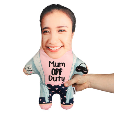 Mum Off Duty Face Pillow