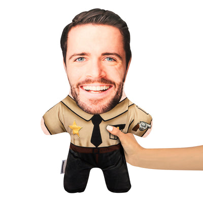 Sheriff Face Pillow