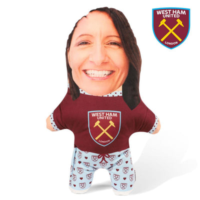 West Ham Hearts Face Pillow