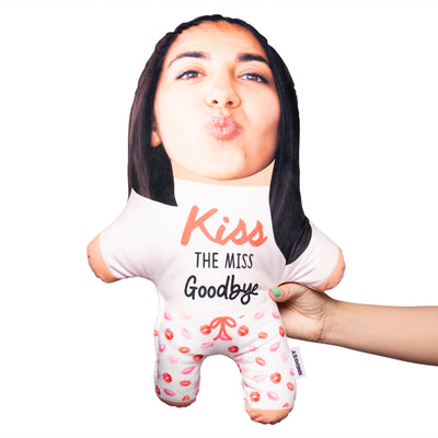 Kiss the Miss Goodbye Face Pillow